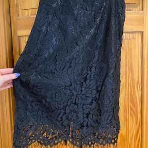 White House Black Market black lace skirt (set)
